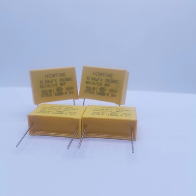 पीला रंग सुरक्षा संधारित्र MPX-X2 0.56UF 310V-330V P22.5MM