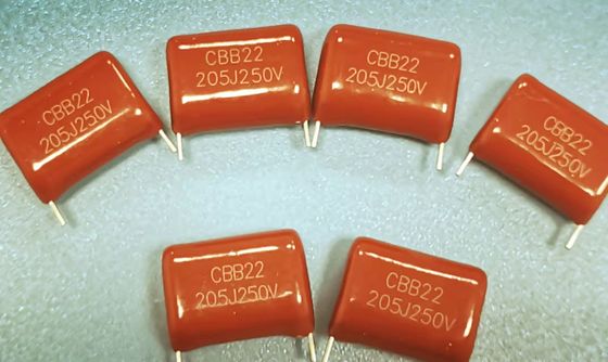 गुणवत्ता  Waterproof 250V Metallized Polypropylene Film Capacitor Flame Retardant कारखाना