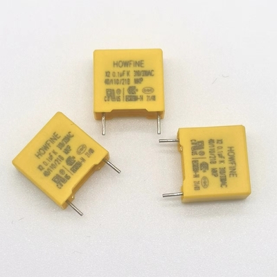 प्रतिरोध-संधारित्र, कमी वोल्टेज संधारित्र 0.1uF/275V/310V छोटे आकार