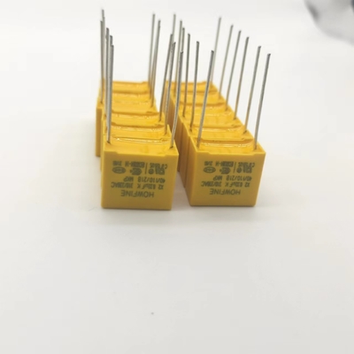पॉलीप्रोपाइलीन फिल्म कैपेसिटर X2 0.33UF / 310VAC P15mm L25mm