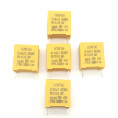 कमी वोल्टेज संधारित्र MPX 474K 310VAC P10mm L4mm
