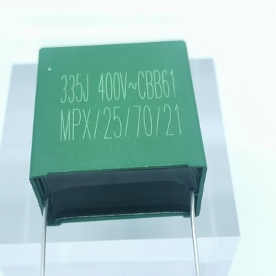 उच्च गुणवत्ता वाला नया रन कैपेसिटर CBB61 335J/400V P20mm